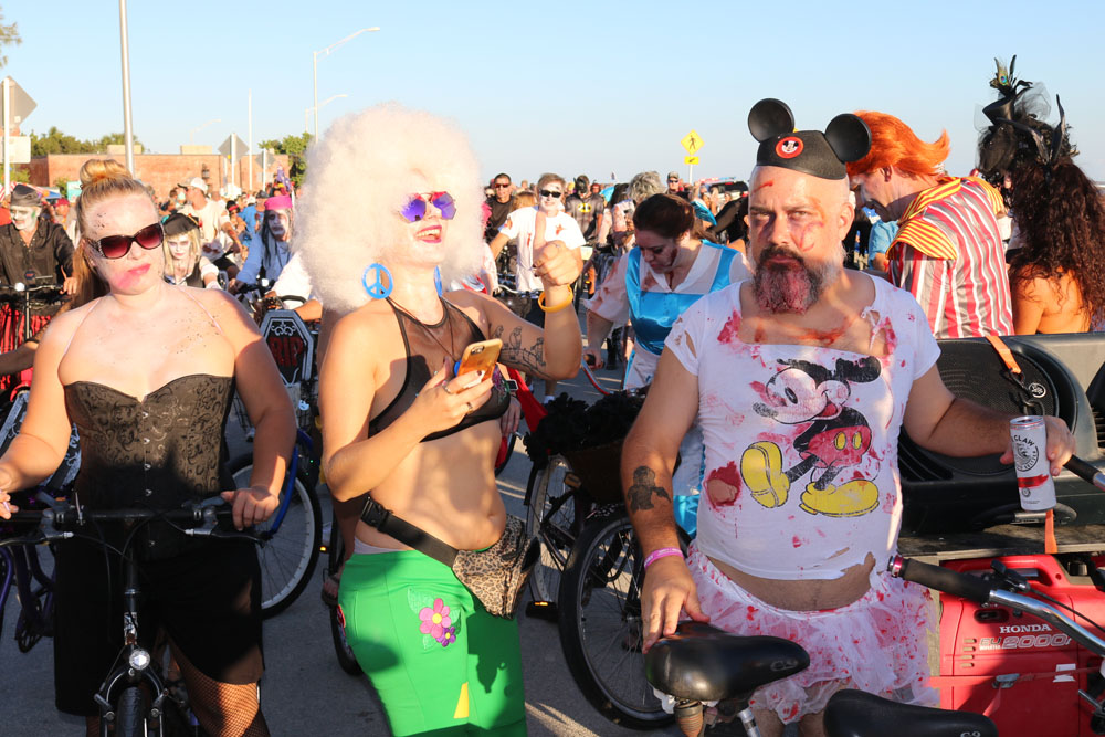 Zombie Bike Ride 2018 photo - Duval Street, Key West
